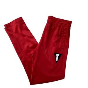 Title Boxing Track Pants - Red Black White - Small